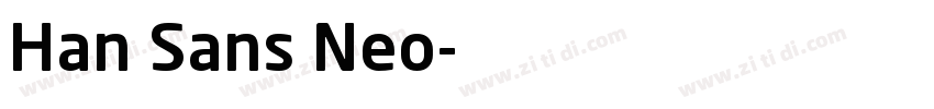 Han Sans Neo字体转换